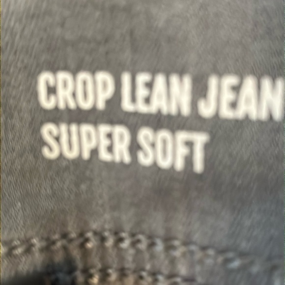 NWOT Torrid Grey Jeans - crop lean super soft “feel the fit” Sz Torrid 4 (26/4X) - Picture 10 of 13